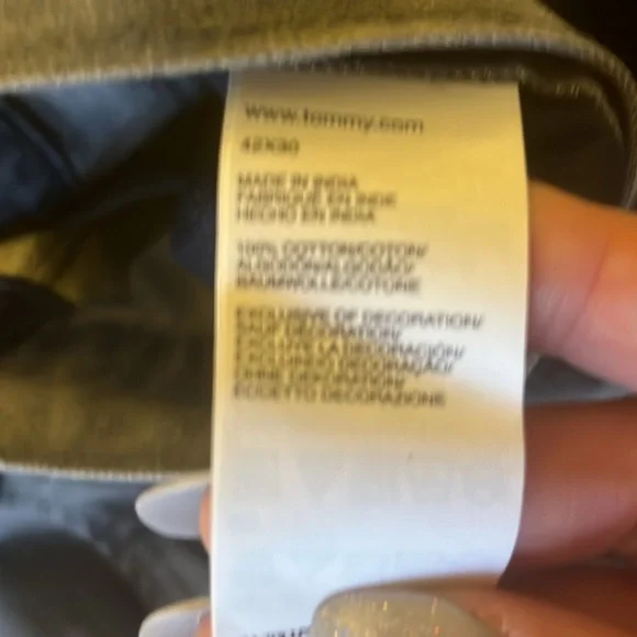 NWT Tommy Hilfiger Premium denim jeans Grey Size 42x30 #10196 - Picture 3 of 6